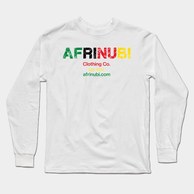 Afrinubi Clothing Company Est. 2017 Long Sleeve T-Shirt by Afrinubi™